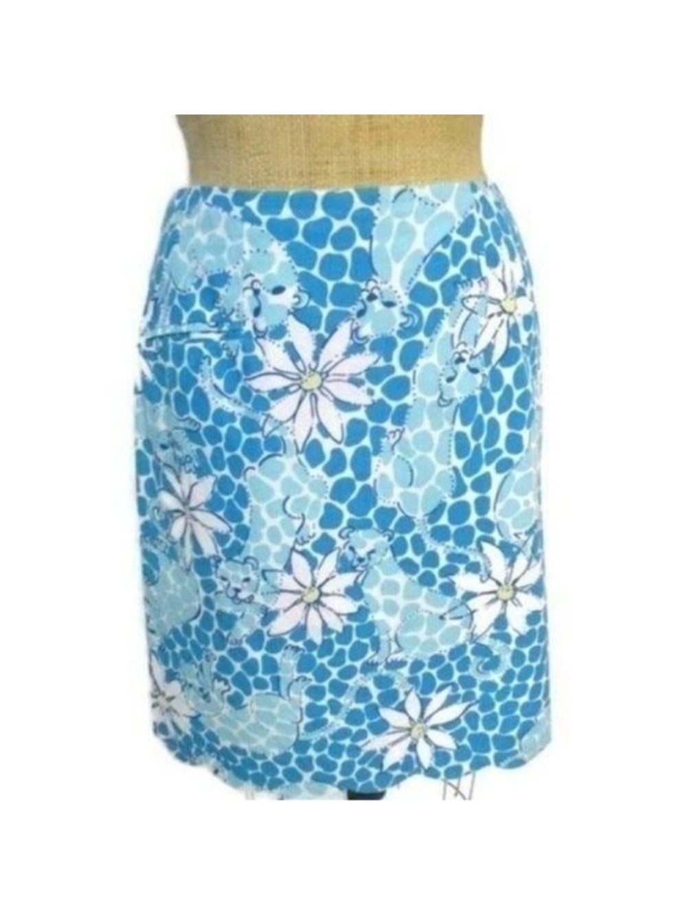 Lilly Pulitzer Leopard Lounge Skirt 6 Fits 4